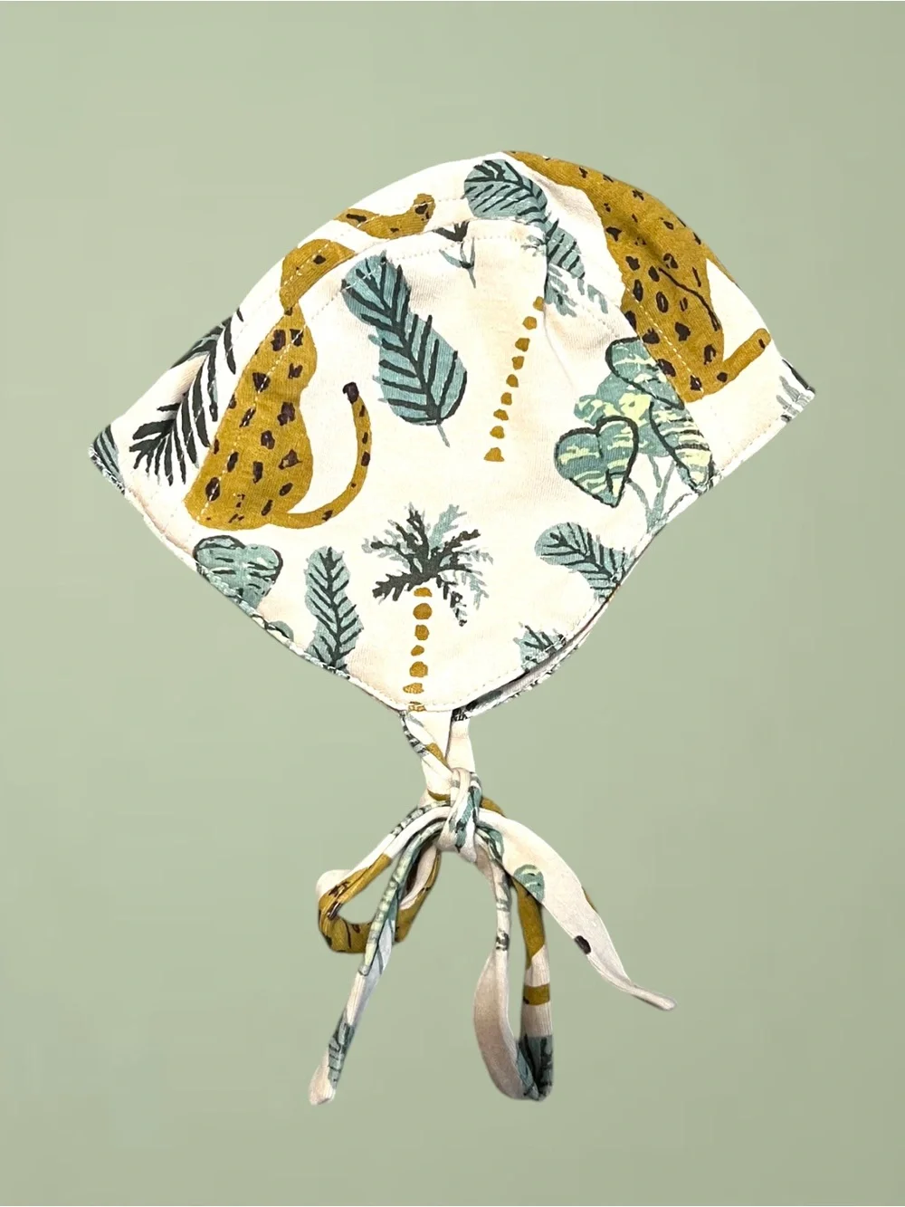 Kate Quinn Leopard Flight Hat Sz 3-6 Months